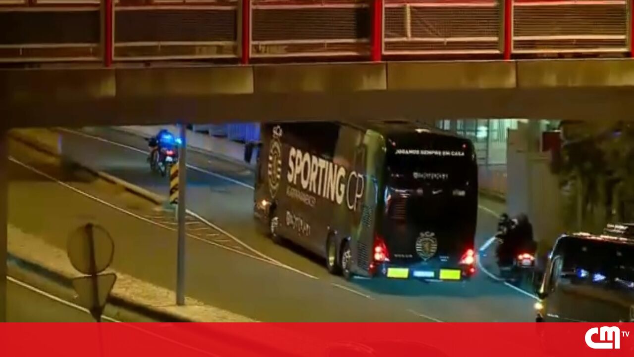 O ônibus esportivo aparece na cabeça de Luz e Alvalade – Vídeo