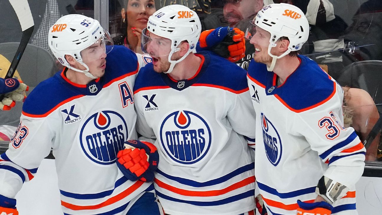 Oilers win NHL playoff record with fifth straight comeback