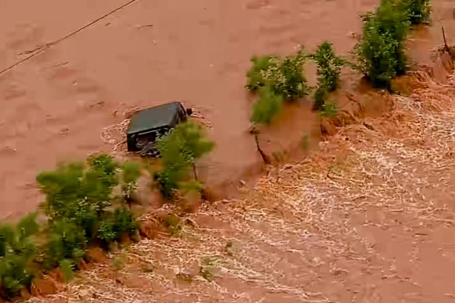 Oklahoma floods hit by floods, one death