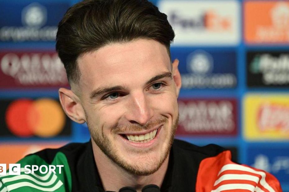 PSG V Arsenal: Declan Rice said the Gunners need "big ball and magic moments" to reach the Champions League final.