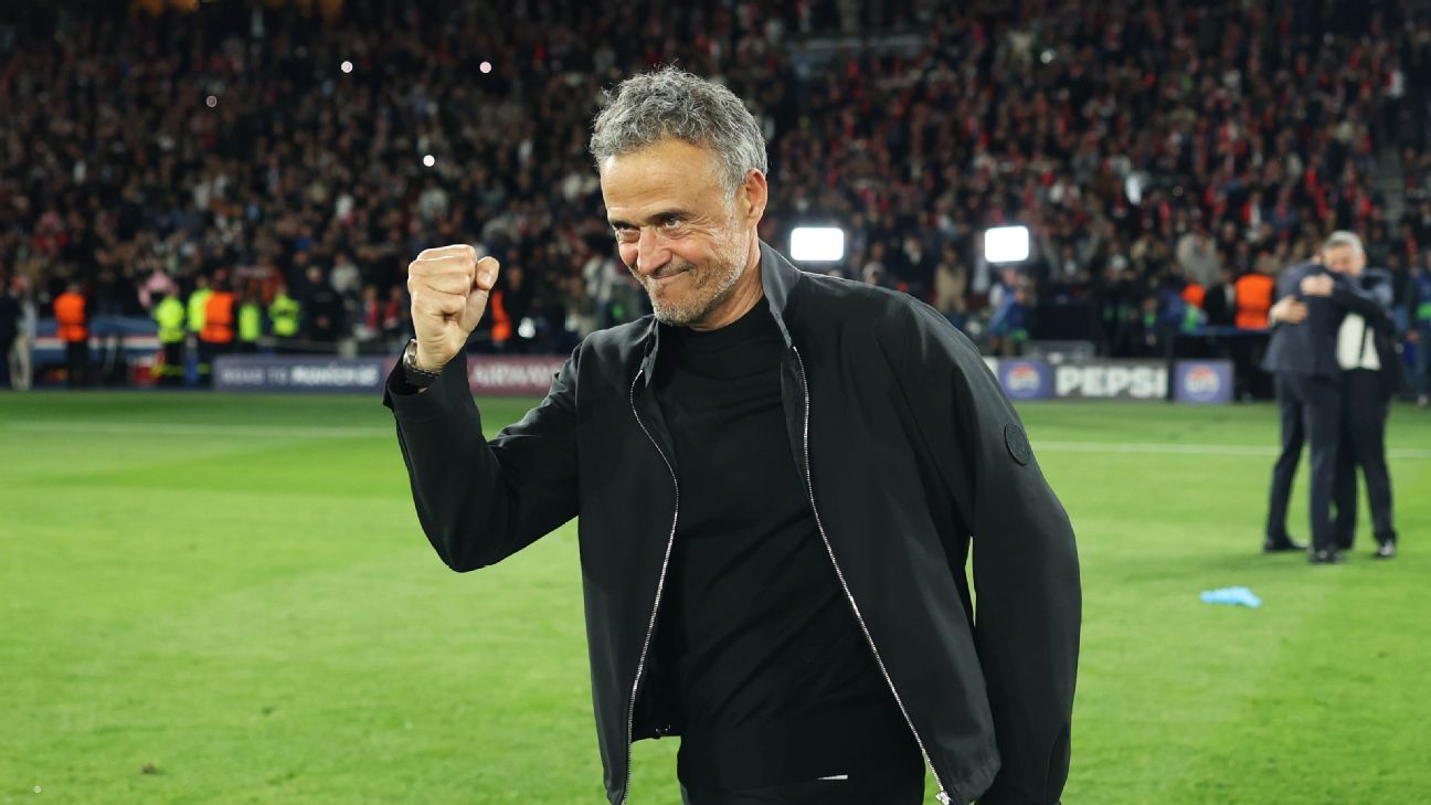 PSG boss Luis Enrique lets go