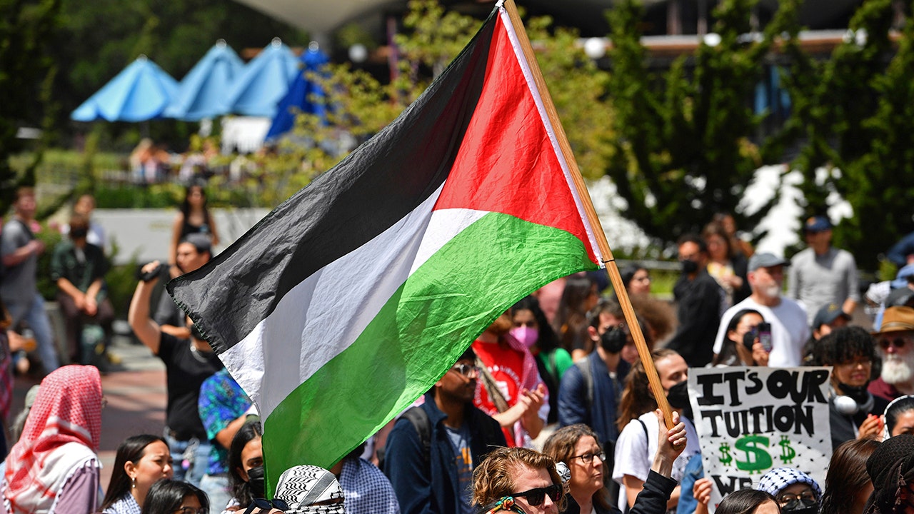 Palestinian flag flies over New England Capital City Hall