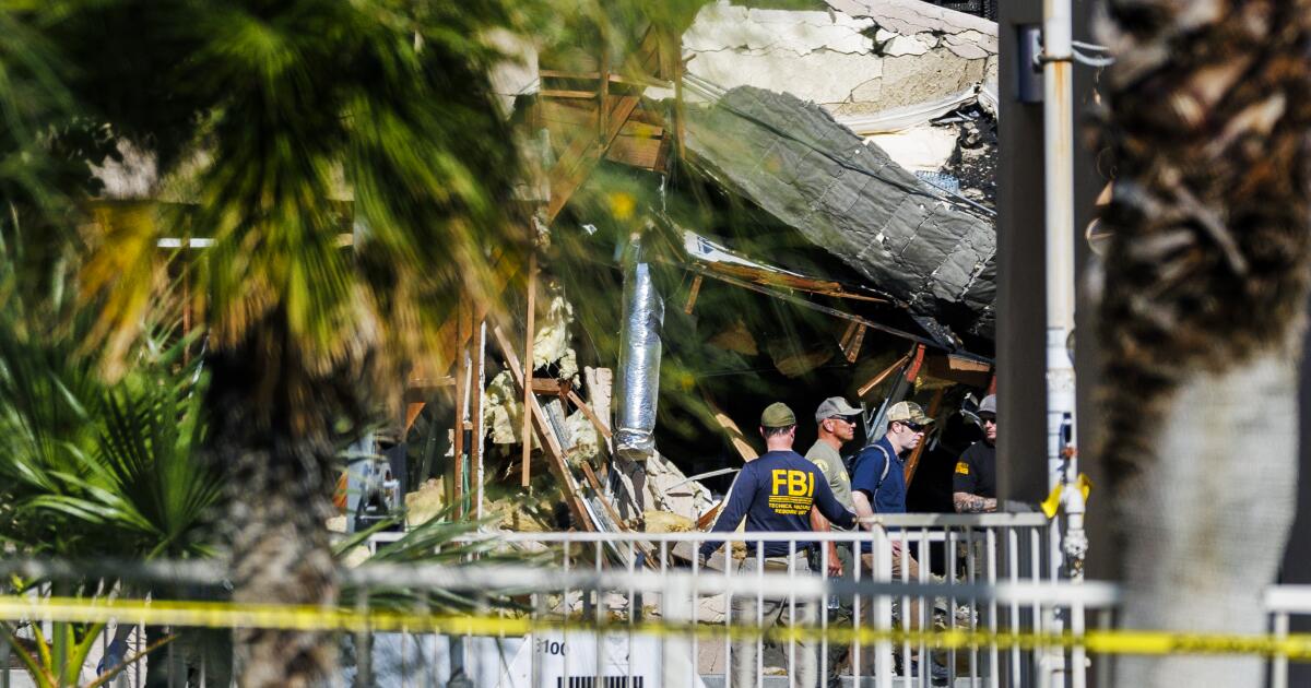 Palm Springs bombing investigation turns to explosives