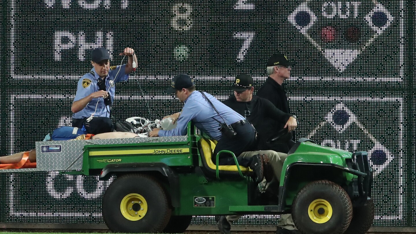 People who fell down the railing in PNC Park are in critical condition. Police say this is an accident