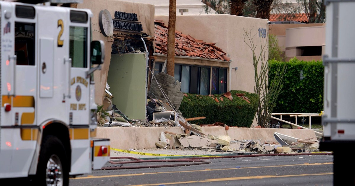 Police say a known death was “intentional violence” in a Palm Springs car explosion