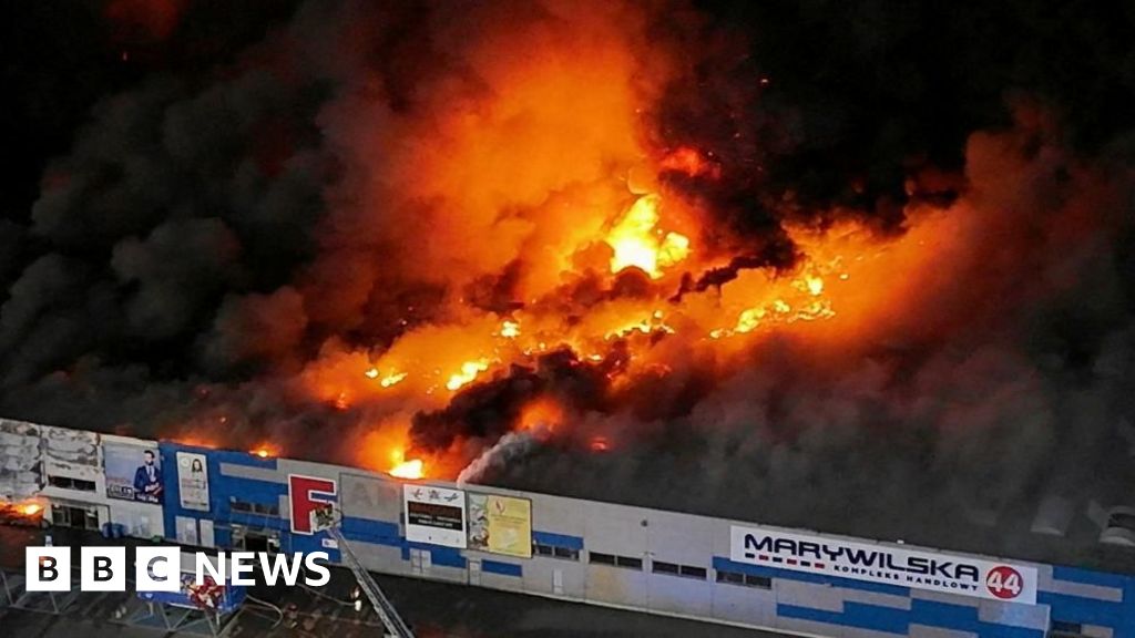 Polish Prime Minister Donald Tusk accuses Russia of fire in Warsaw shopping mall