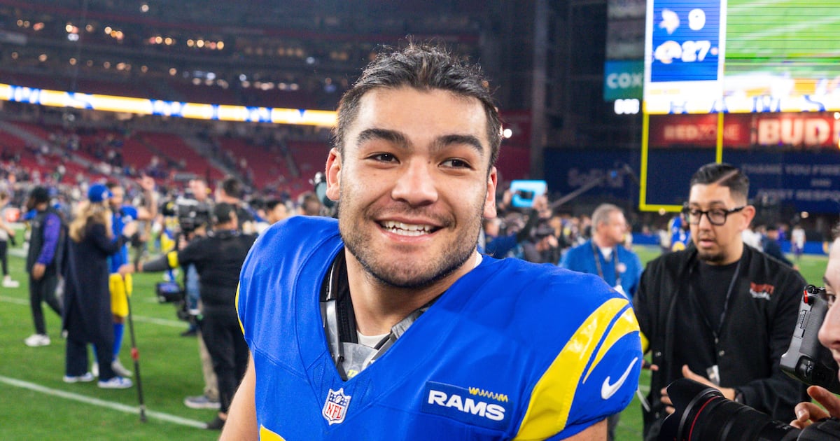 Puka Nacua of the Ram