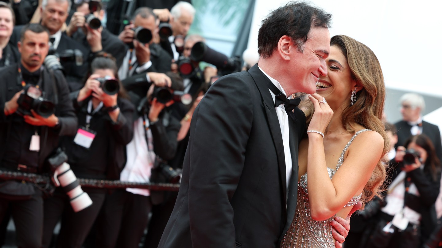 Quentin Tarantino explodes