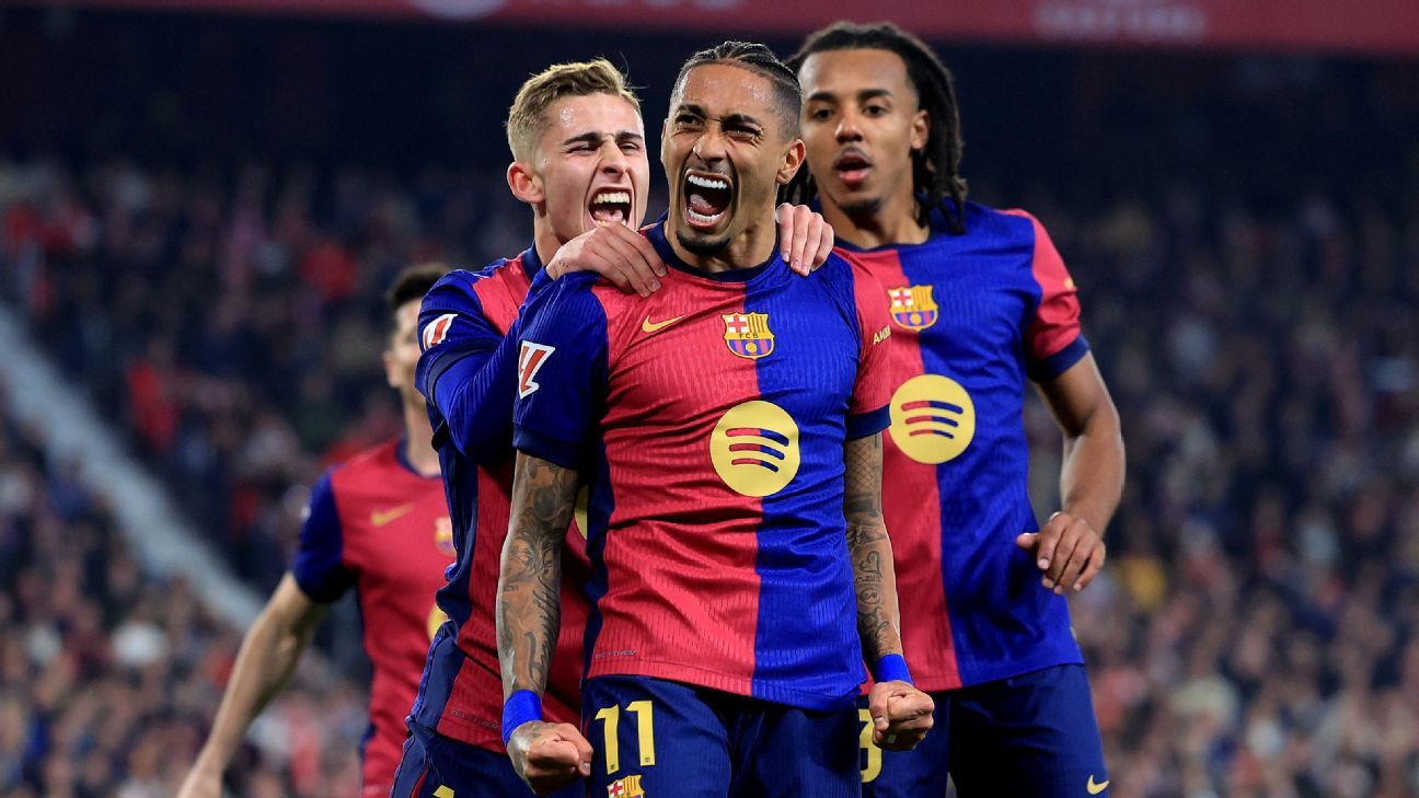 Raphinha of Barcelona