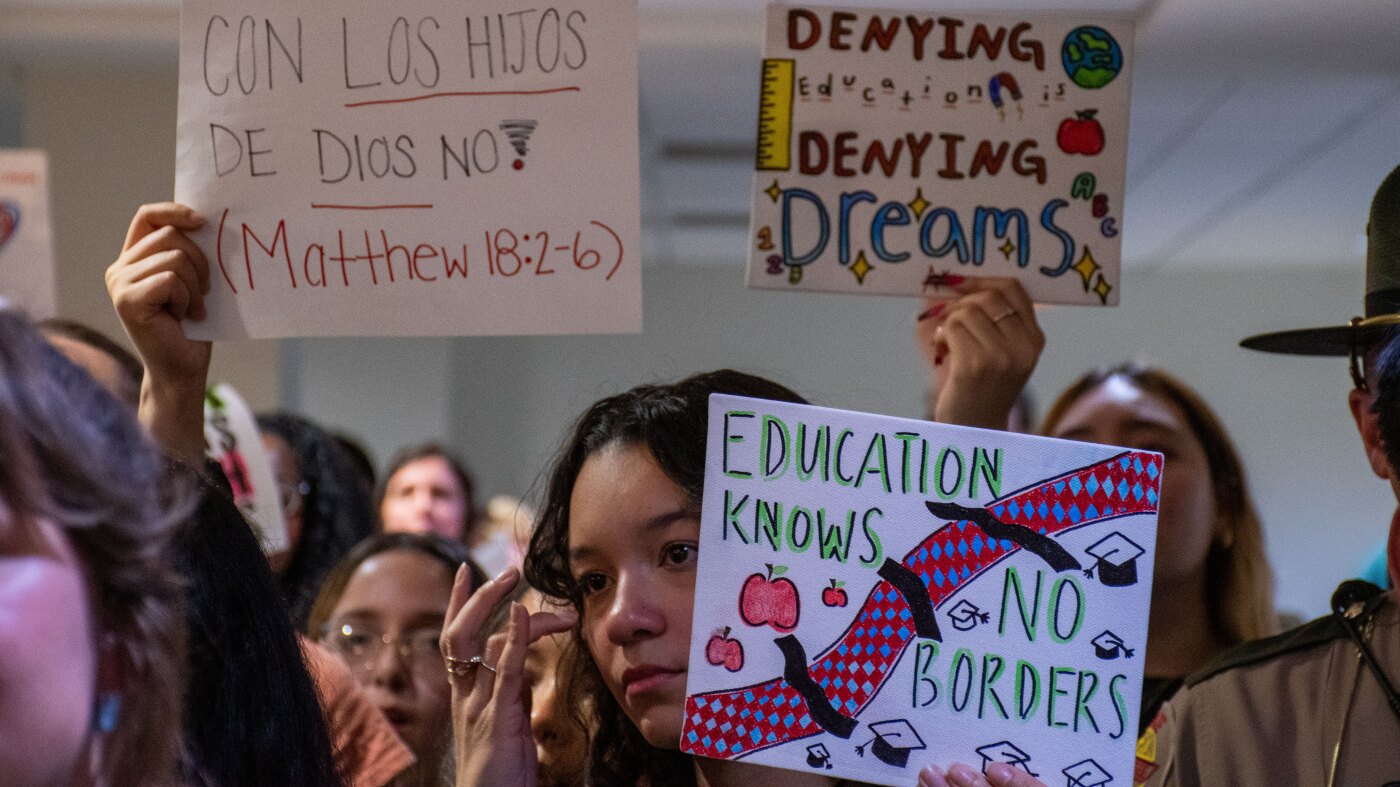 Republicans say they will still drive education based on legal status: NPR