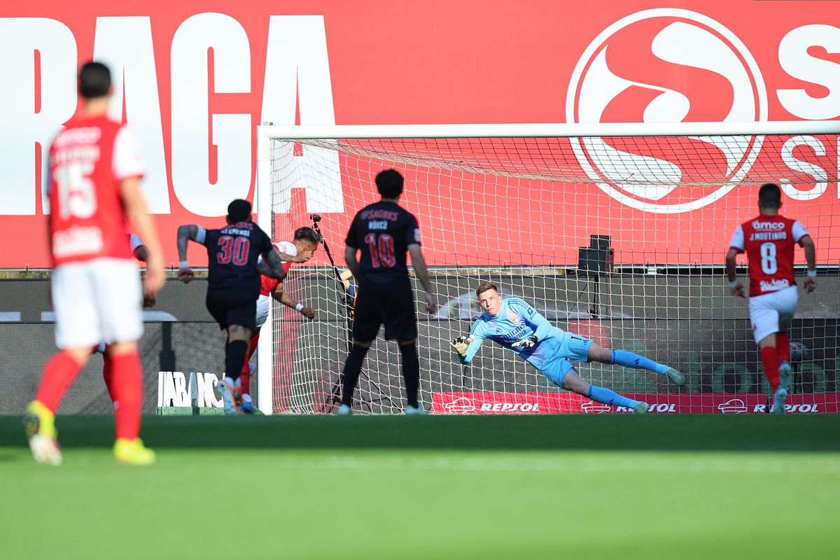 SC Braga-Benfica, derrota por 1-1 na parede ucraniana: Notas do jogador do Benfica