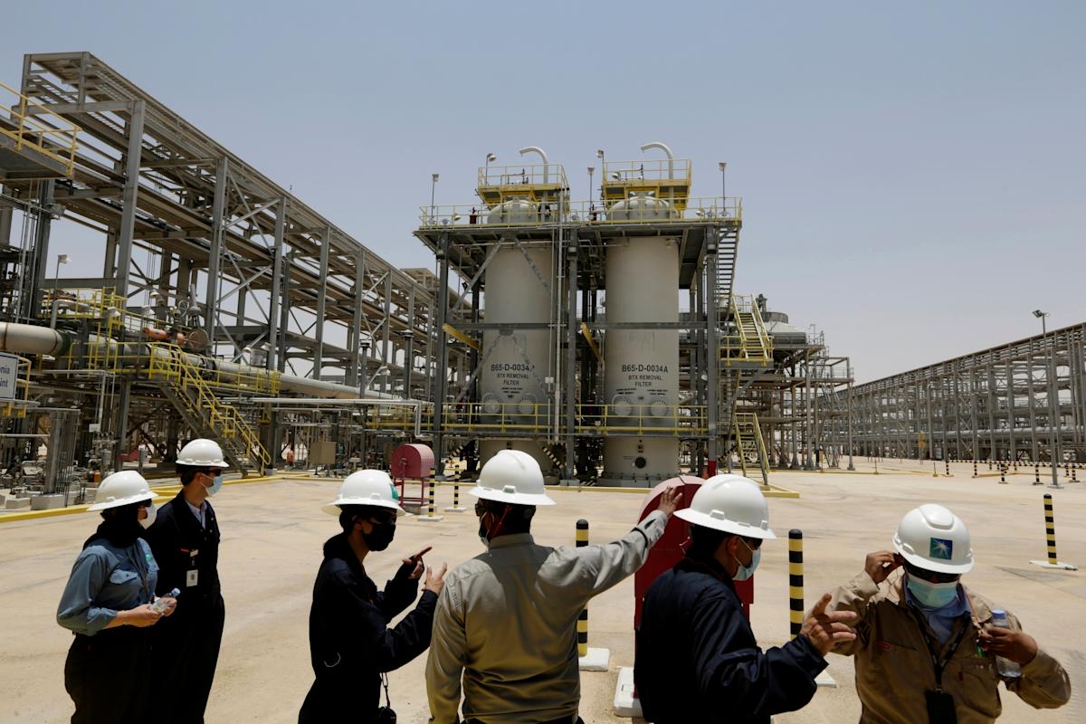 Saudi oil giant Aramco announces first-quarter profit of $26 billion, down 4.6% from a year ago