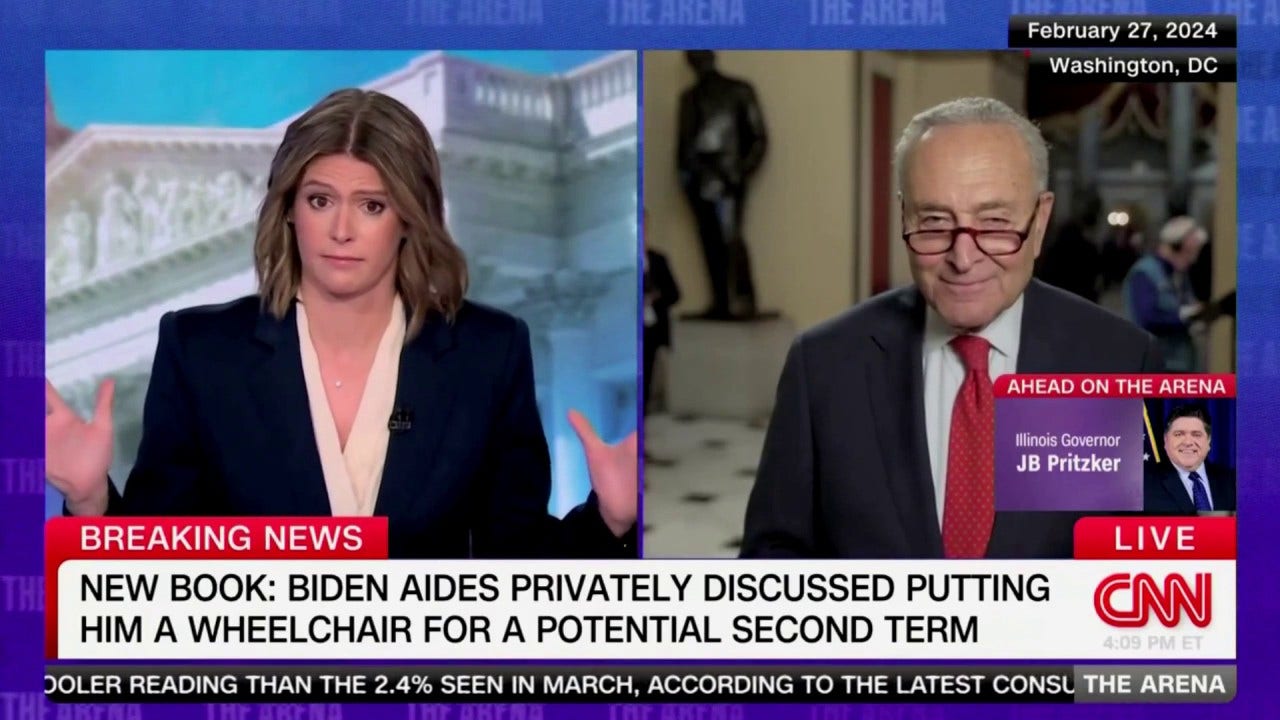 Schumer avoids questions about the role in BIDEN masking
