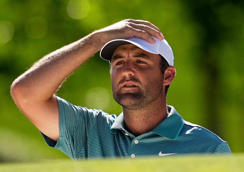 Scottie Scheffler breaks out in the third round of PGA at Quail Hollow