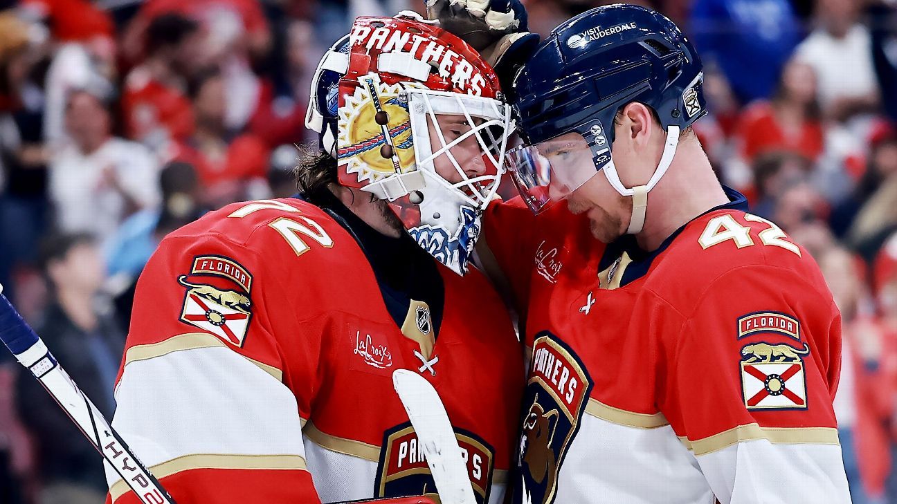 Sergei Bobrovsky, notch notch notch in game 3 of the Florida Panthers