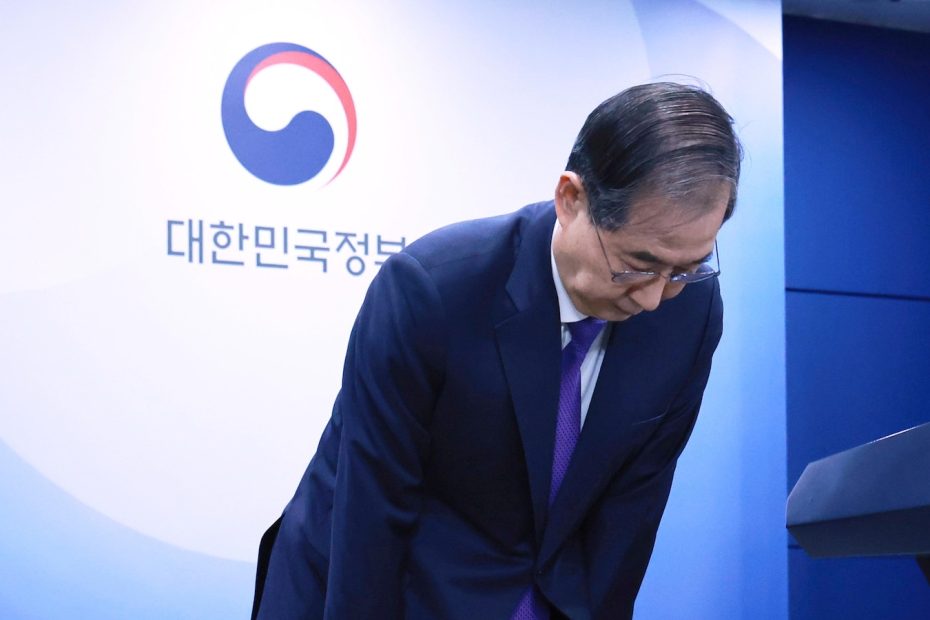 South Korea's acting leader resigns, he will run for president