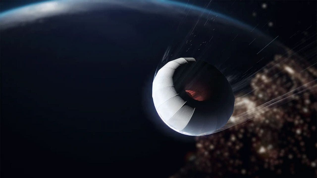 Space capsules with innovative inflatable heat shield mark European milestone