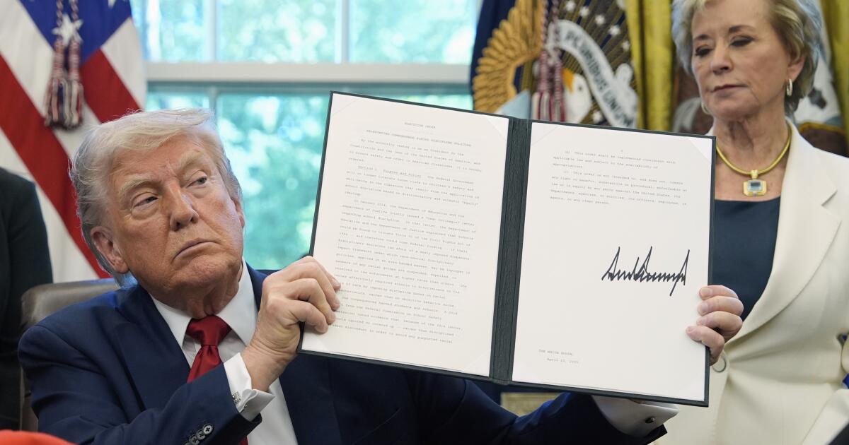 State discipline laws make black, Latino children in class. Trump says it's illegal