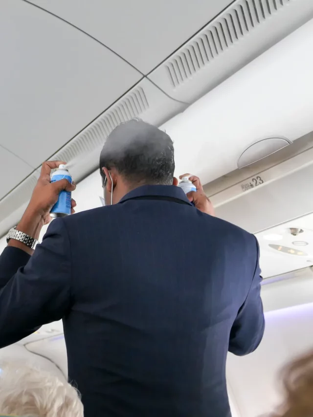 Strong cologne sparks on plane debate about scents in narrow travel spaces