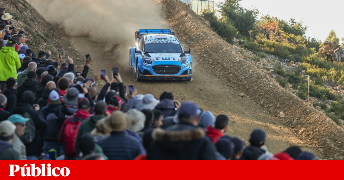 Tänak terminou seu primeiro dia do líder e registrou a manifestação em Portugal | Motor elétrico