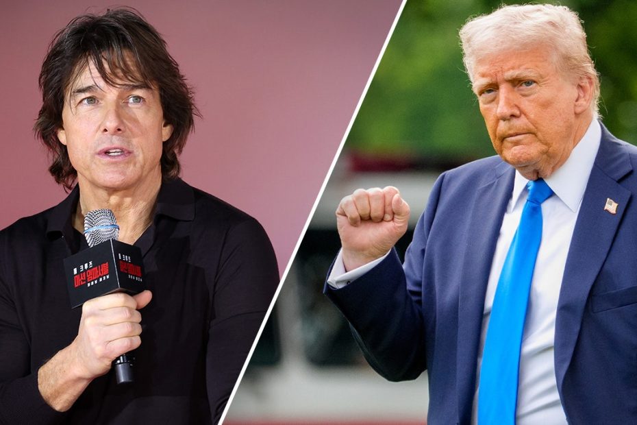 "Task: Impossible" star Tom Cruise declined to comment on Trump's movie tariffs