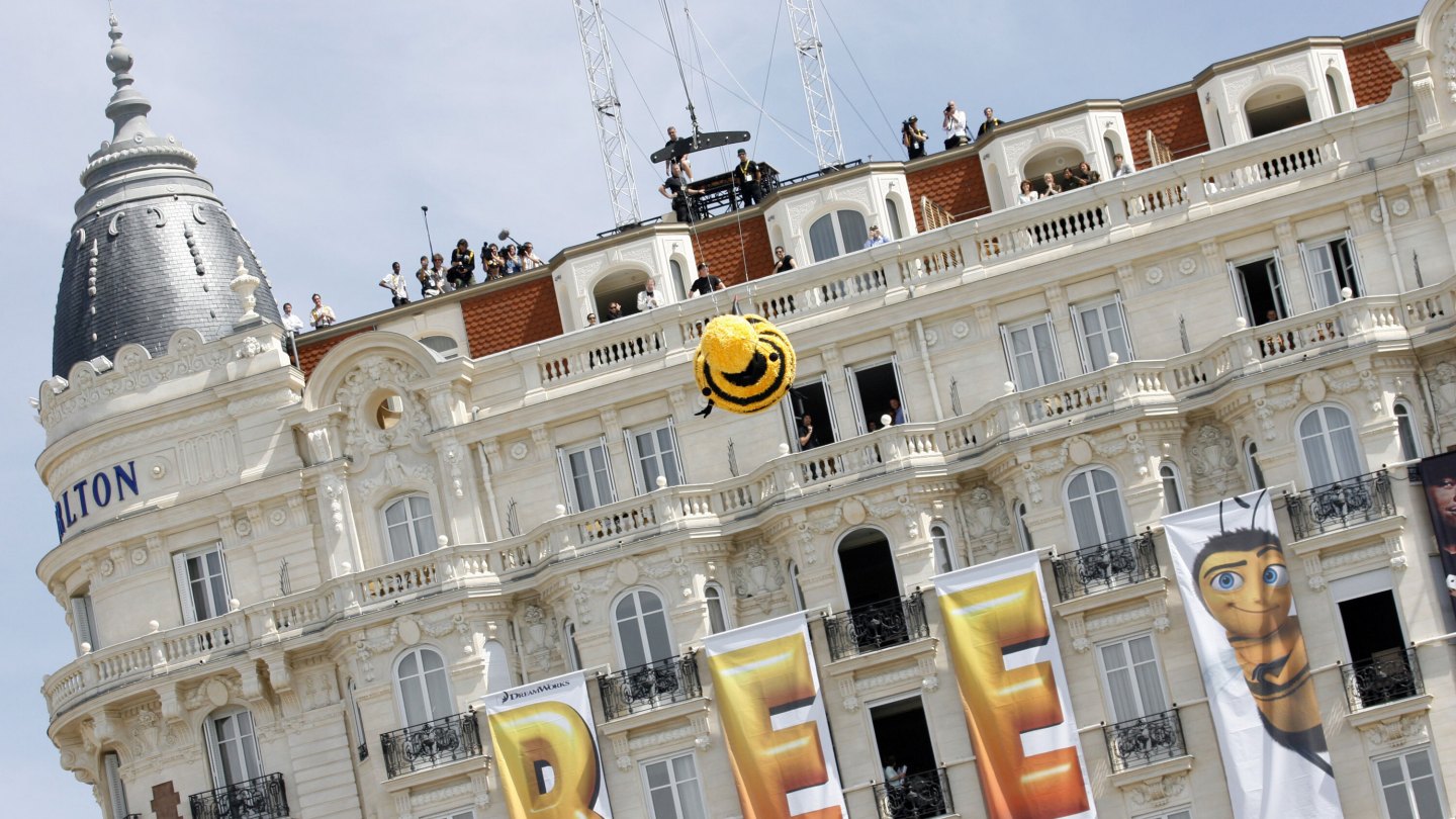 The biggest events in Cannes take place at the Carlton Hotel