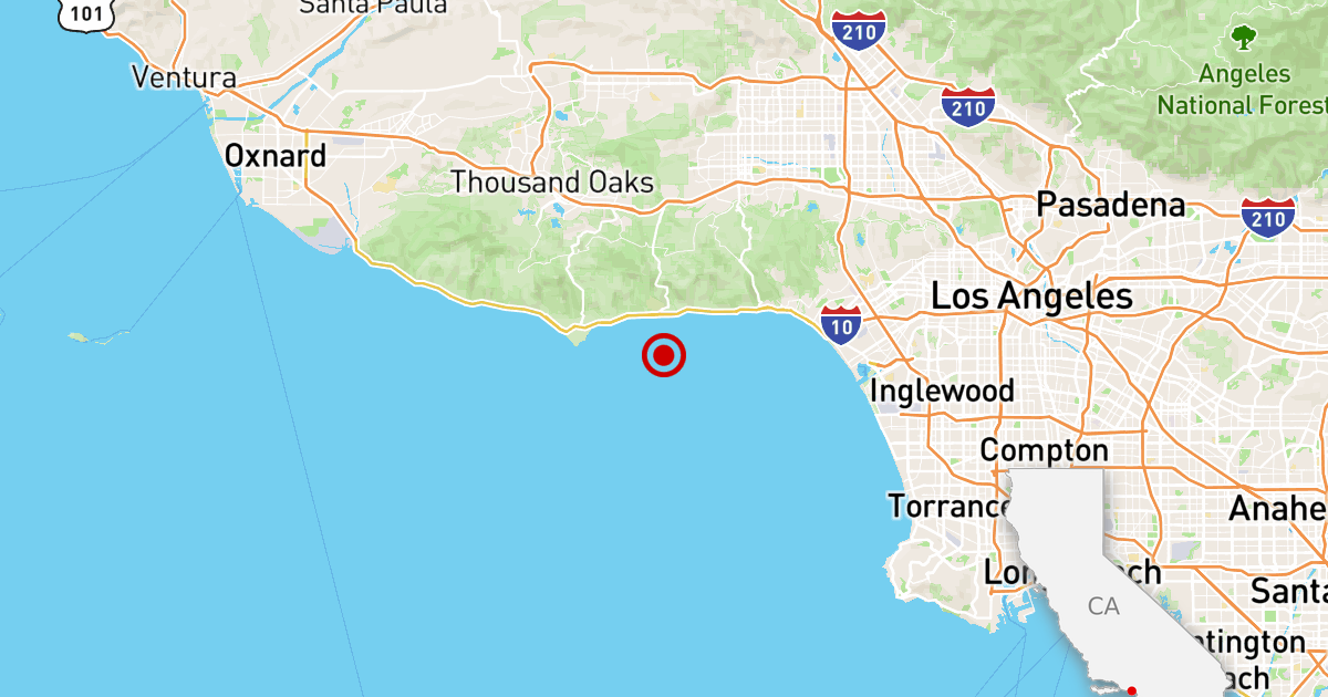 The earthquake radiated a 3.2 slight shaking.