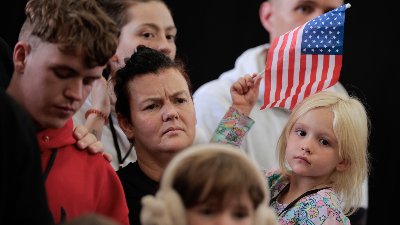 The first Afrikaans arrived at us under the fundamentally reshaped refugee program: NPR