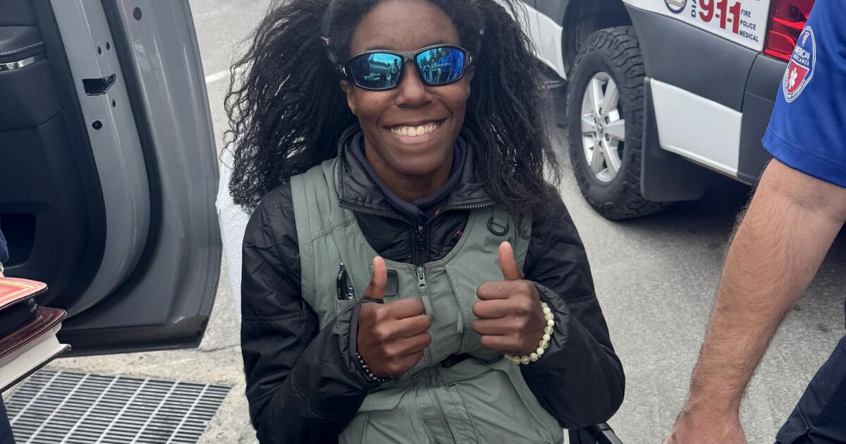 The woman has been missing for weeks and rescued near Lake Edison in Fresno County