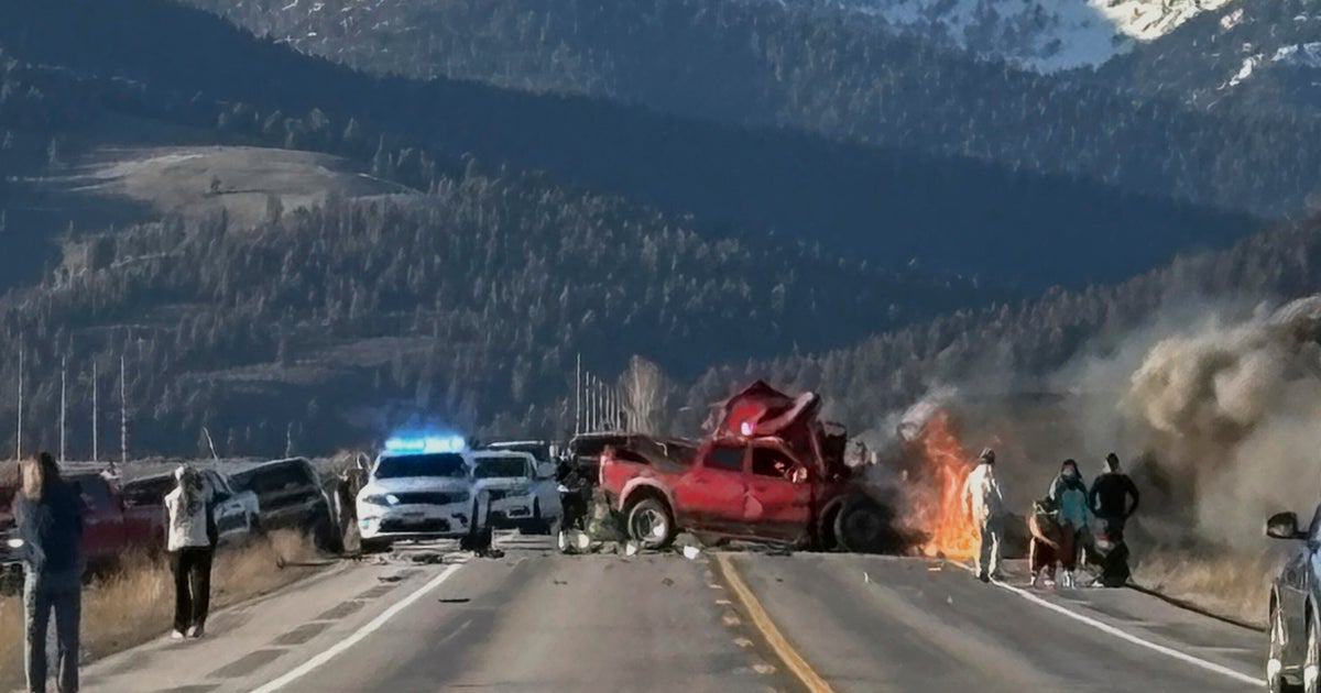 Tourist van and pickup truck collided near Yellowstone National Park, killing 7 people