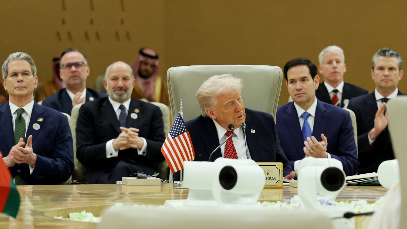 Trump MES Syria Interim President Al-Shara: NPR