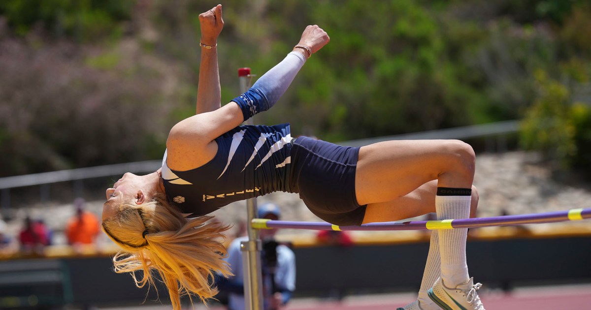 Trump demands California stop trans girls in state high jump final