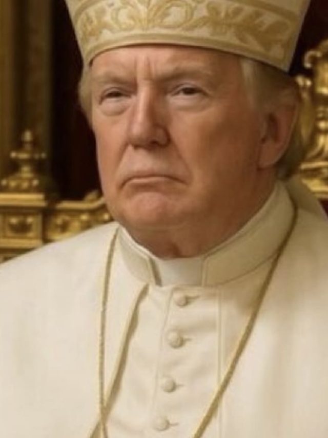 Trump is described as Pope in AI-generated photos