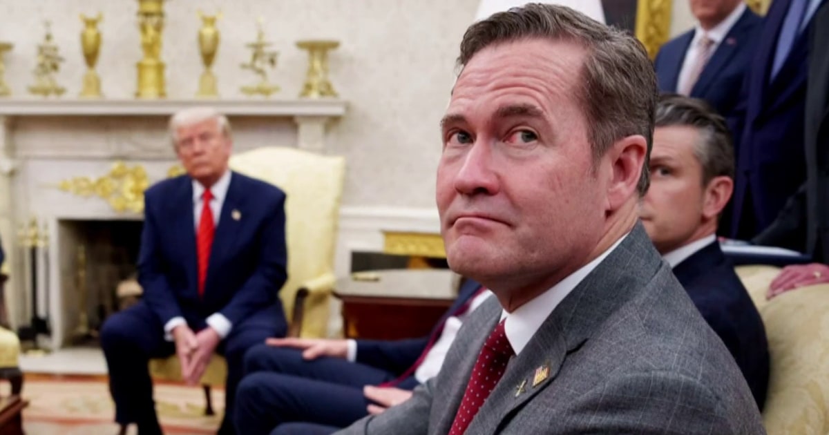 Trump says he is nominating Mike Waltz as UN ambassador