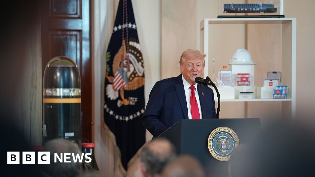 Trump told business leaders that he needs “a little time” as the U.S. economy shrinks
