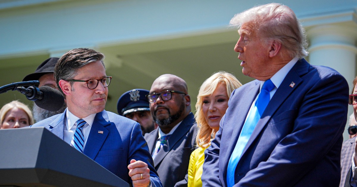 Trump urges spokesman Mike Johnson to raise taxes on wealthy people, adding new wrinkles