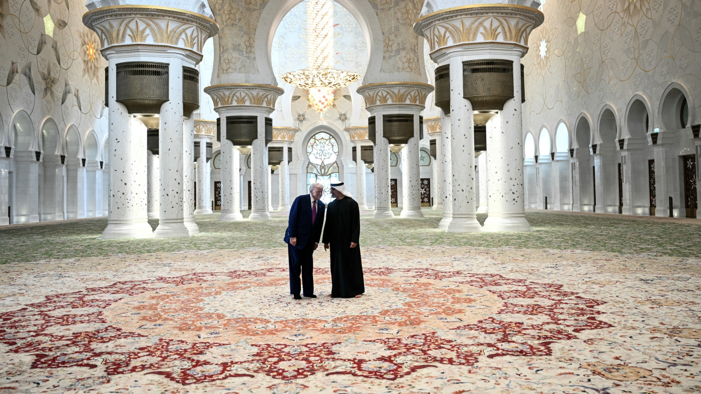 Trump visits mosque for the first time as president in Abu Dhabi: NPR