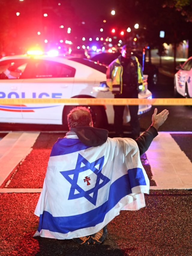 Two Israeli embassy staff shot and killed outside Jewish museum
