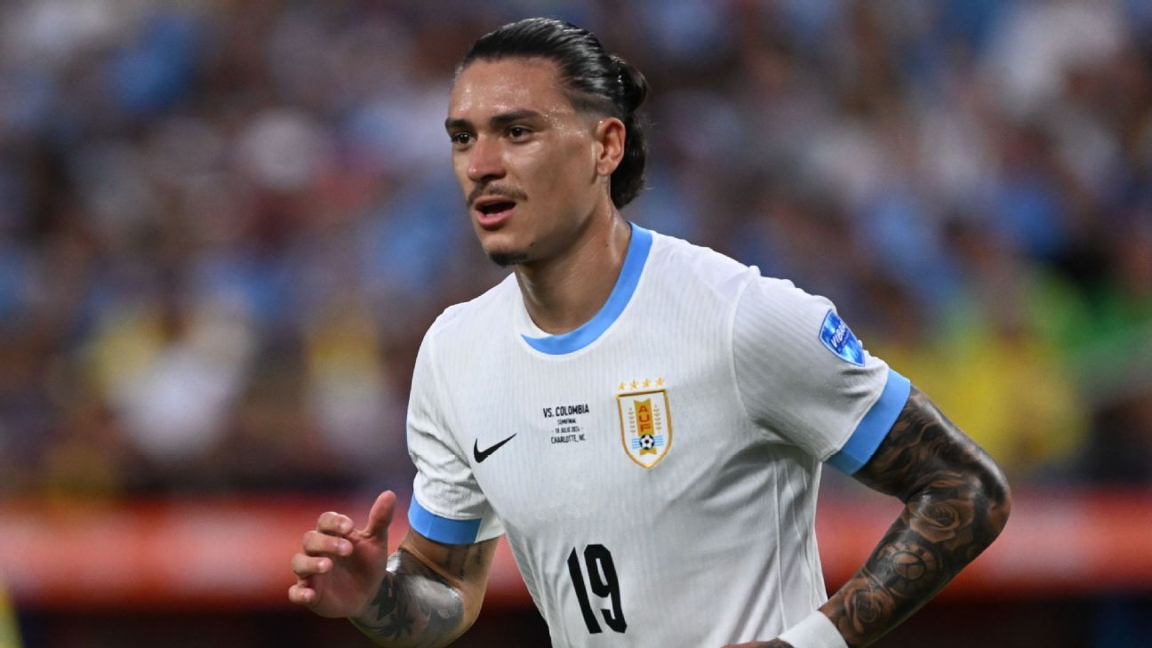Uruguay loses brawl cup appeal, Darwin Núñez 5-match ban