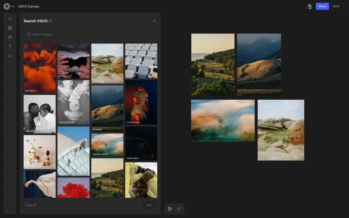 VSCO is launching AI-driven collaboration mood board