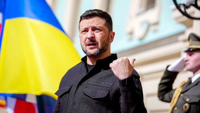 Volodymyr Zelenskyy says Russia must agree to stop fire before peace talks are held