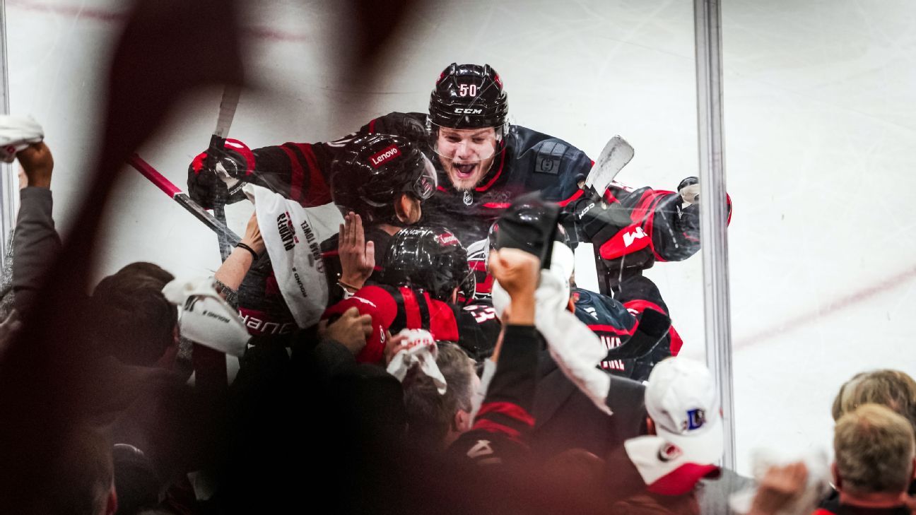 Walker, Svechnikov scored very late