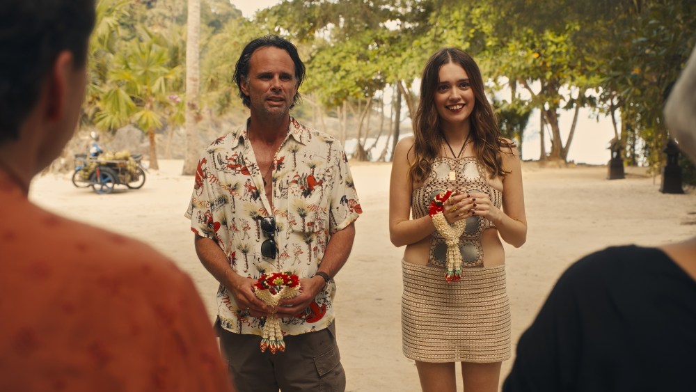 Walton Goggins interview closes after Aimee Lou Wood issue