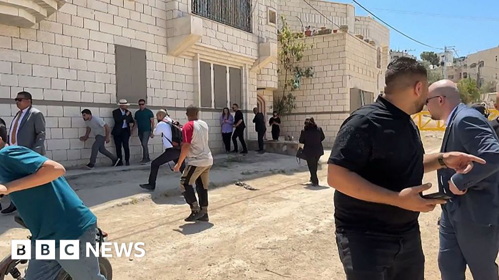 “Warning footage” of Israel firing near West Bank diplomats
