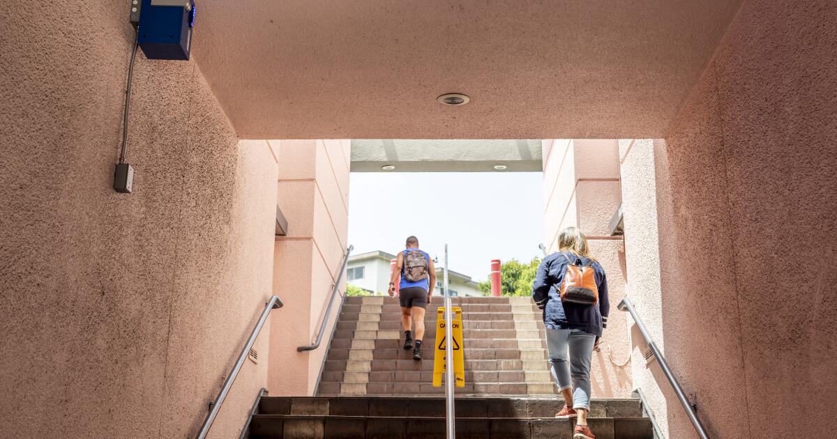 West Hollywood Mall installs equipment to stop camping