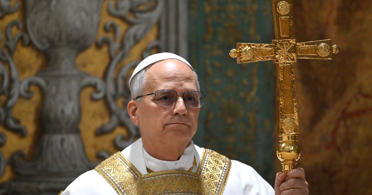 What did Pope Lion Fourteen do on his first day as Catholic president?