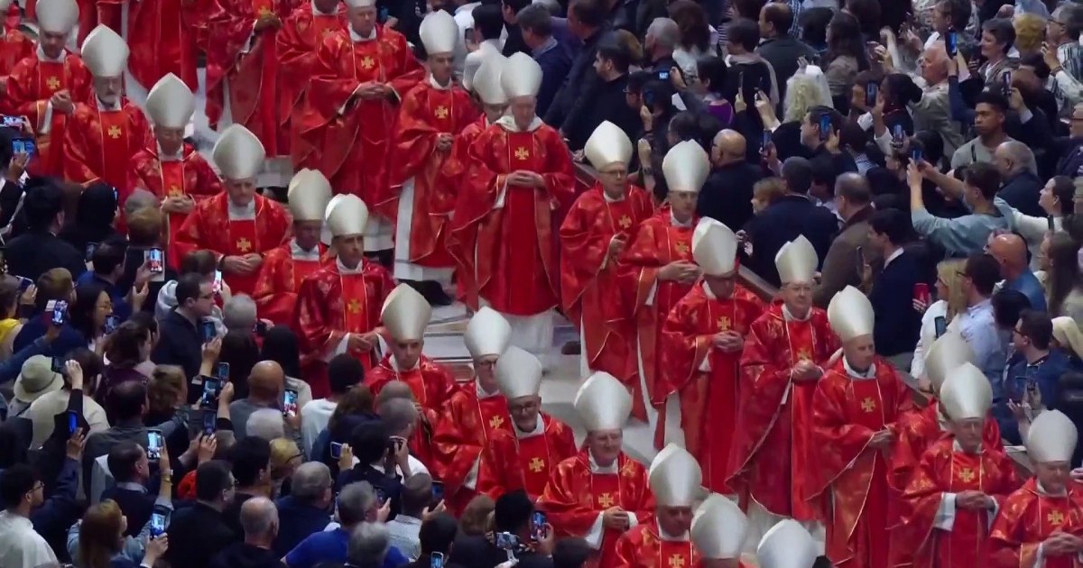 When the Cardinal prepares to elect the new pope, the conclusion begins
