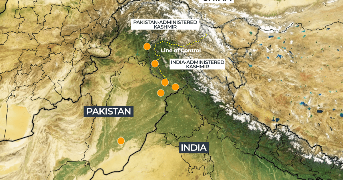Where does India fight Pakistan? Mapping operations sindoor and border strike | Conflict news