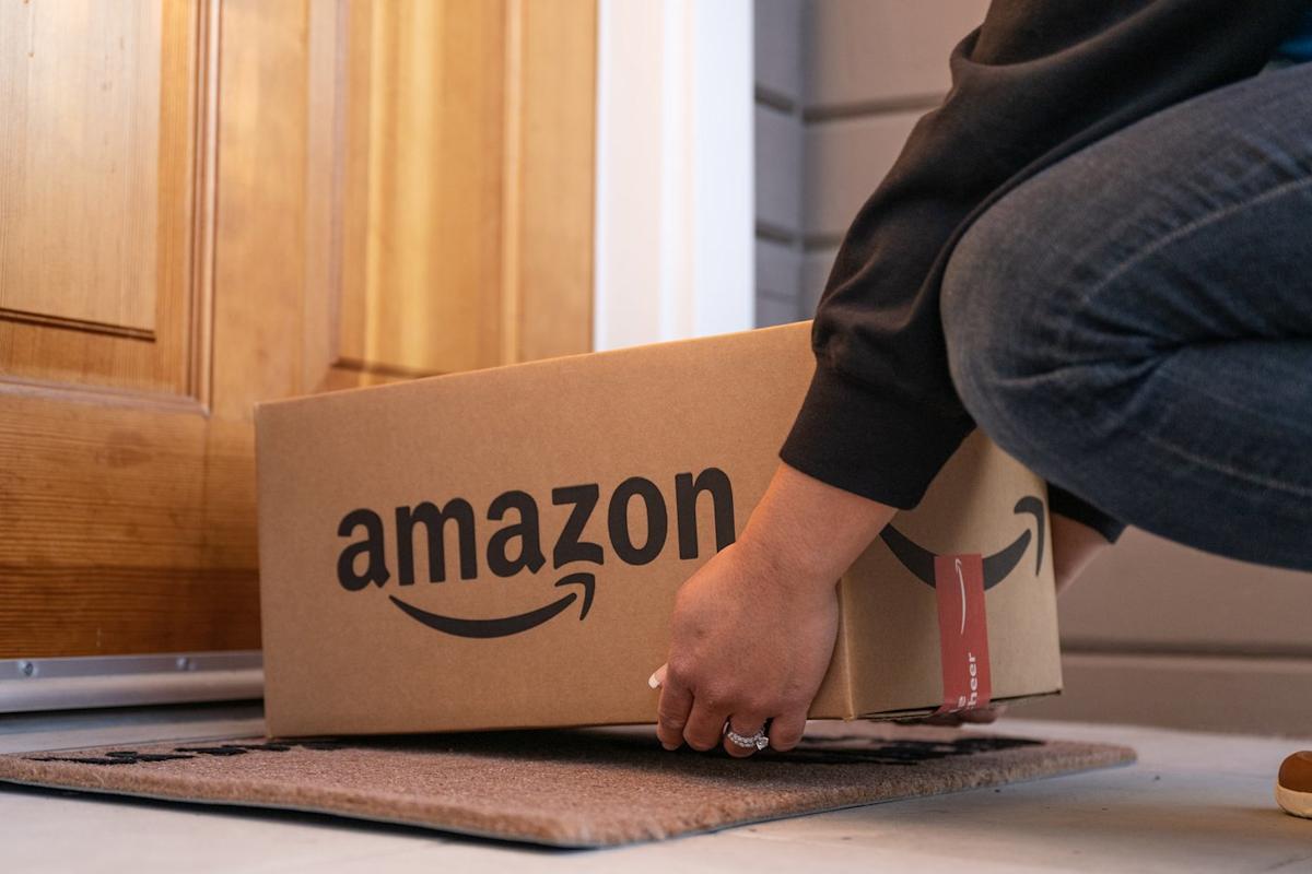 Where is Amazon stock in 1 year?
