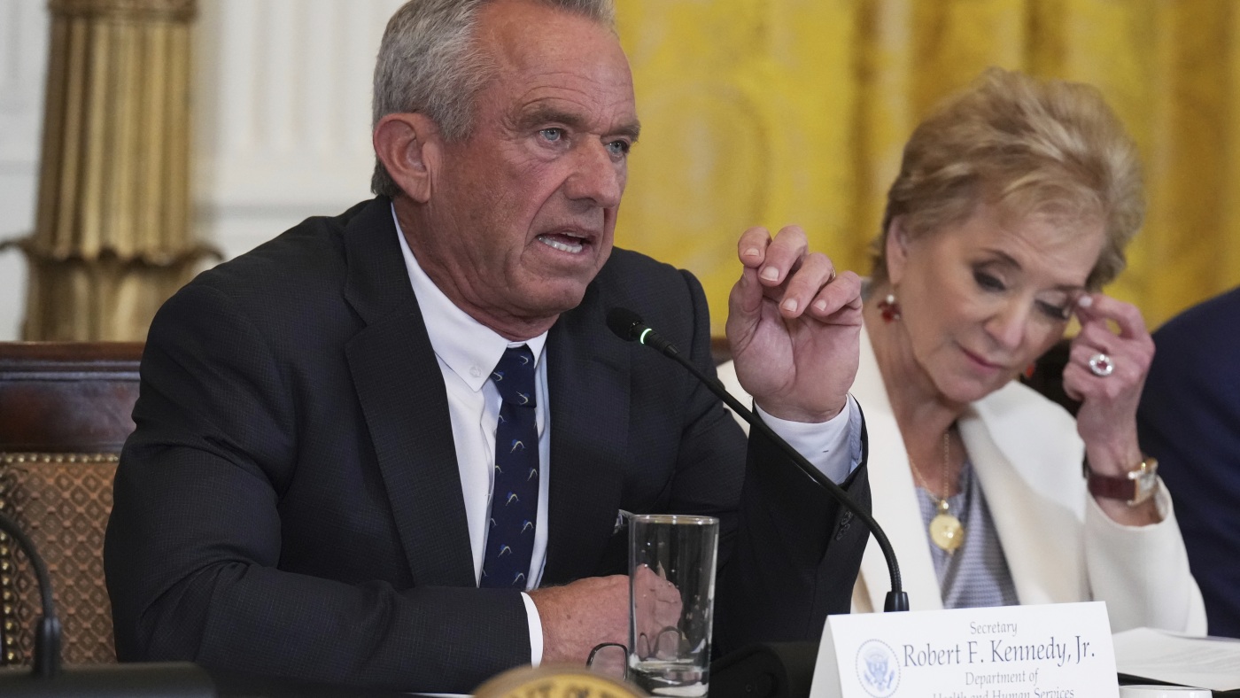 White House acknowledges RFK's “Regaining America Health Again” report: NPR